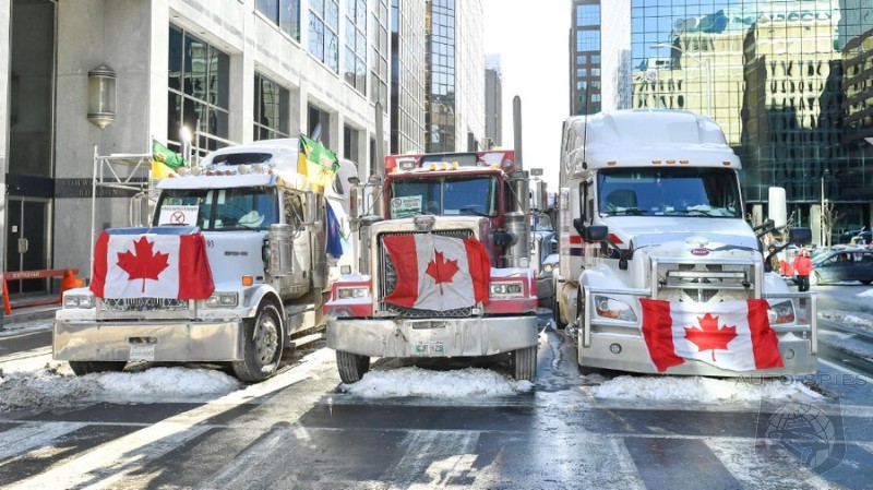 Ottowa Police Cut Off Diesel Supply To Freedom Convoy In Freezing Weather